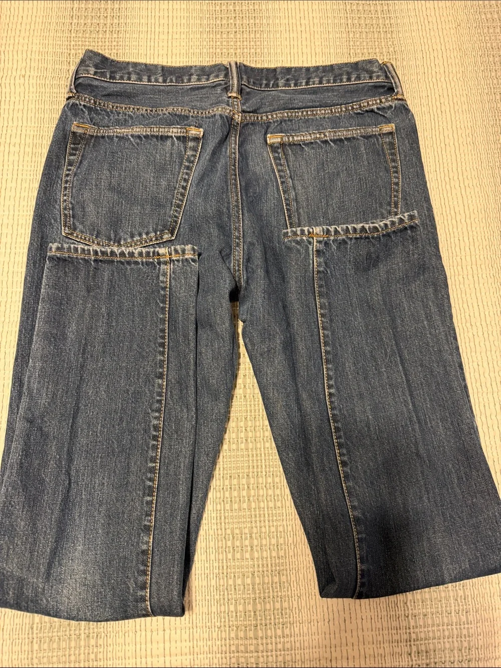 GAP Men's Dark Blue Straight-Leg Jeans